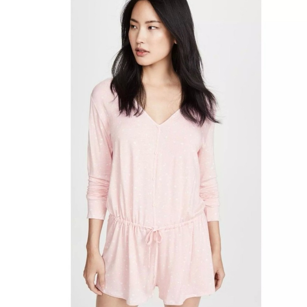 NWOT Honeydew Intimates Pink Romper Size Medium